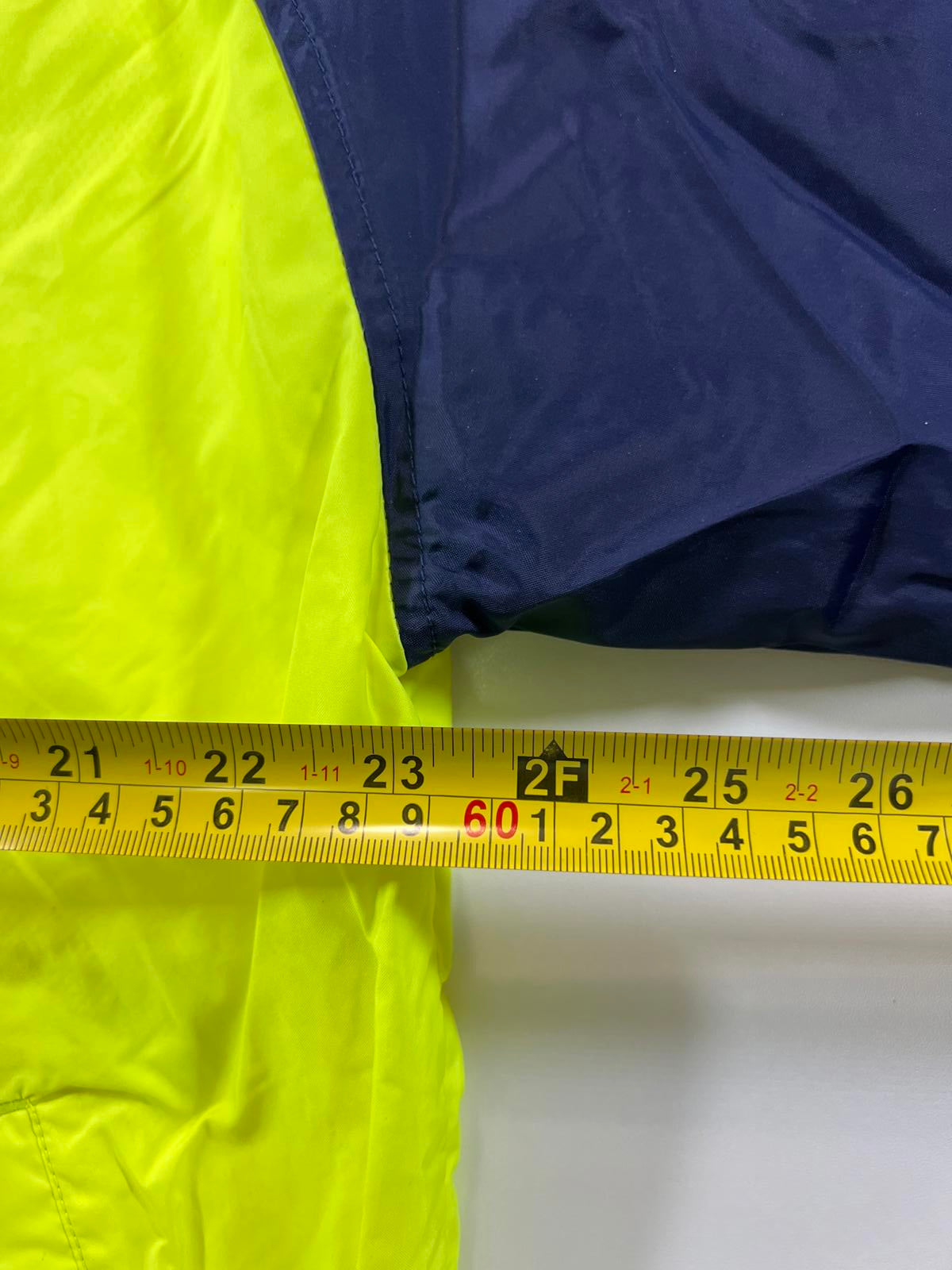 Vintage Adidas Men's Windbreaker Jacket Yellow Navy Size M