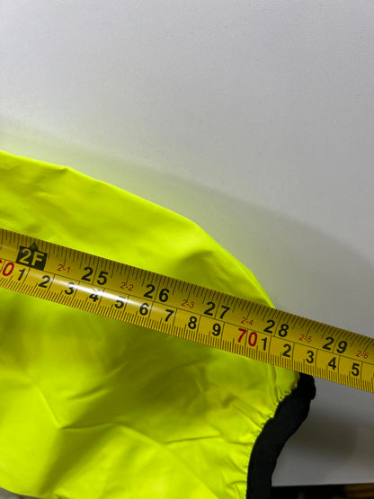 Vintage Adidas Men's Windbreaker Jacket Yellow Navy Size M