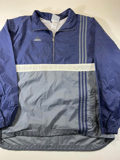 Vintage Adidas Men's Windbreaker Pullover Jacket Size XXG