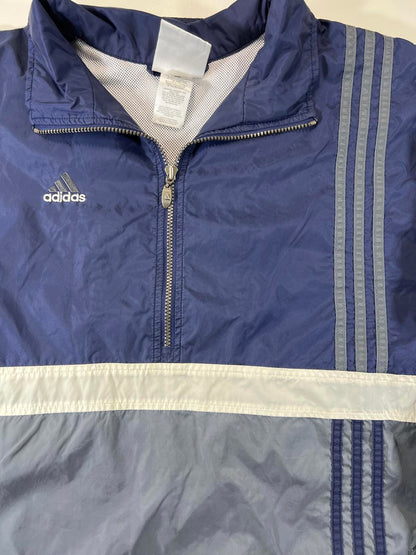 Vintage Adidas Men's Windbreaker Pullover Jacket Size XXG