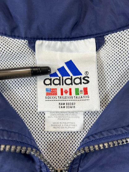 Vintage Adidas Men's Windbreaker Pullover Jacket Size XXG