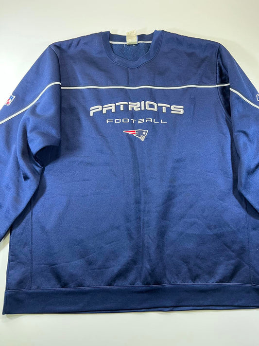 Reebok New England Patriots Football Crewneck 2XL