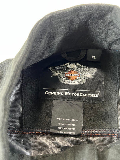 Harley-Davidson Men's XL Black Fleece Vest