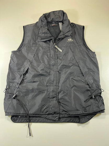 Vintage DKNY Active Black Sleeveless Puffer Vest L