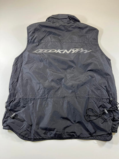 Vintage DKNY Active Black Sleeveless Puffer Vest L