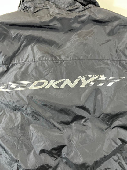 Vintage DKNY Active Black Sleeveless Puffer Vest L