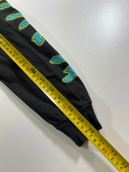 Rick and Morty Adult Swim Black Long Sleeve T-Shirt M