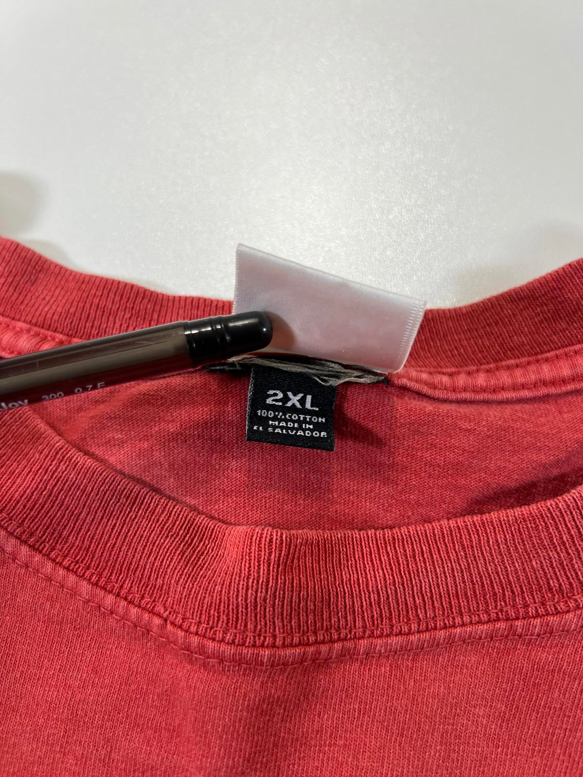 MGM Grand Las Vegas Red Long Sleeve T-Shirt Lion Graphic 2XL