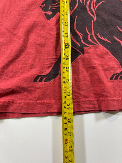 MGM Grand Las Vegas Red Long Sleeve T-Shirt Lion Graphic 2XL