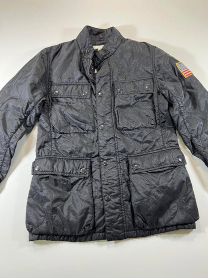 Denim & Supply Ralph Lauren Black USA Flag Patch size S