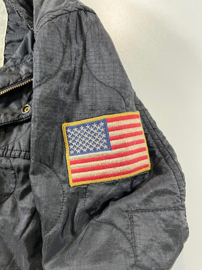 Denim & Supply Ralph Lauren Black USA Flag Patch size S