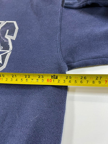 Dallas Cowboys Navy Blue cropped Graphic Sweatshirt L