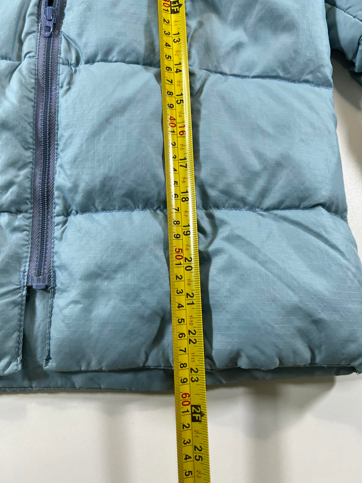 Vintage Eddie Bauer Light Blue Goose Down Puffer Jacket S