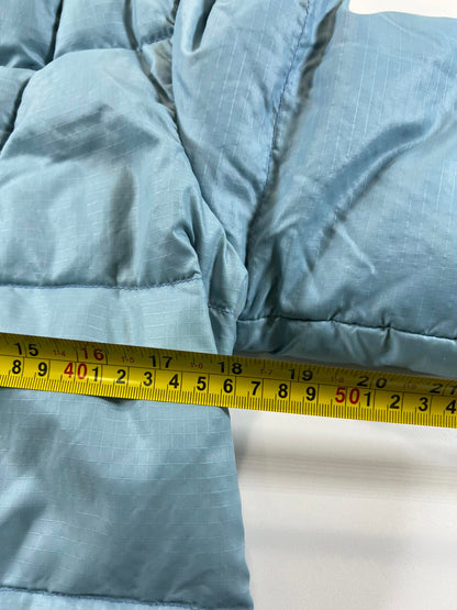 Vintage Eddie Bauer Light Blue Goose Down Puffer Jacket S