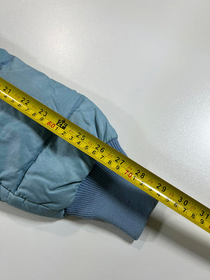 Vintage Eddie Bauer Light Blue Goose Down Puffer Jacket S