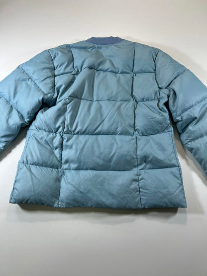 Vintage Eddie Bauer Light Blue Goose Down Puffer Jacket S