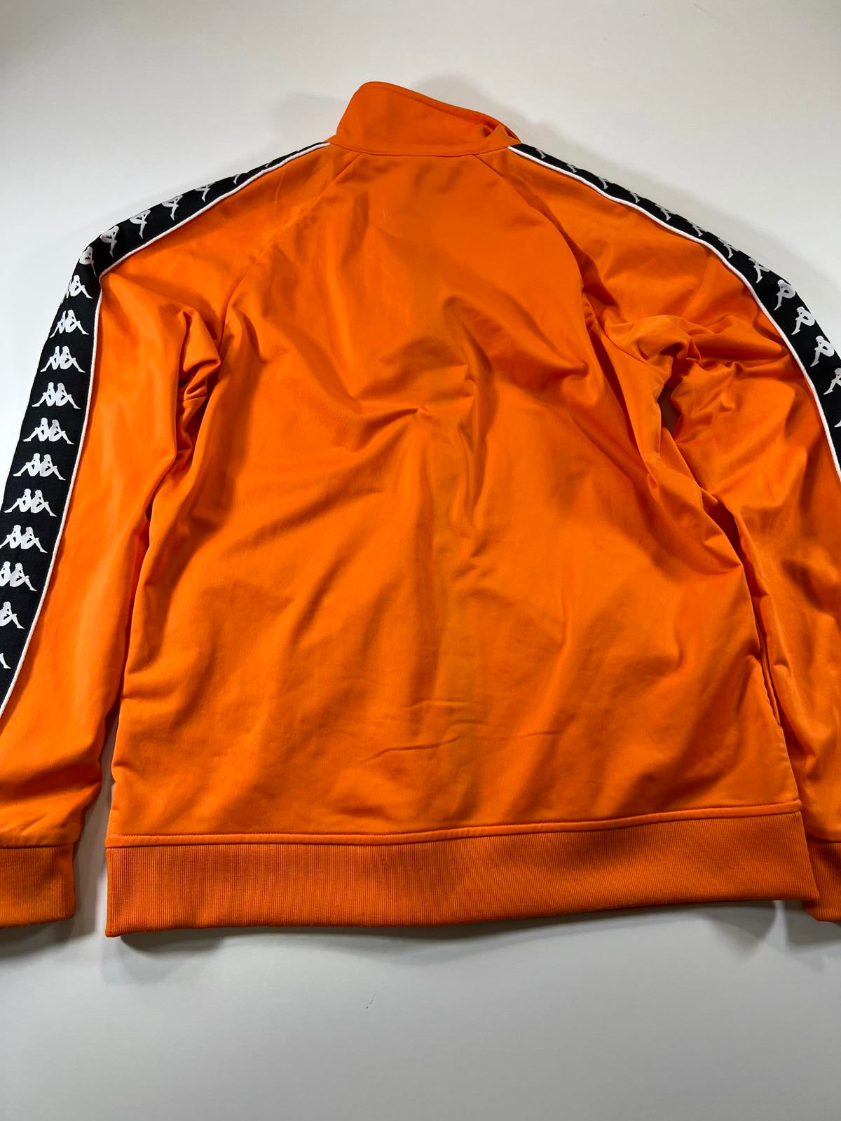 Kappa Orange Track Jacket with Black and White L