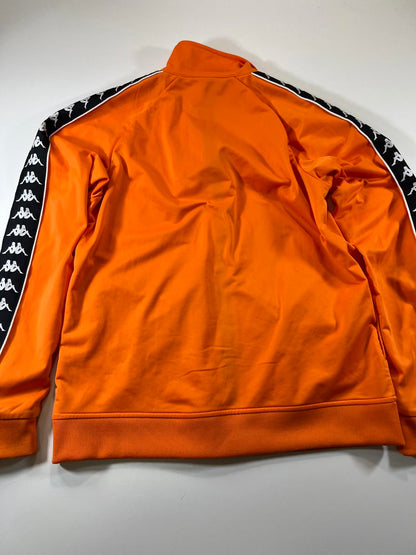Kappa Orange Track Jacket with Black and White L
