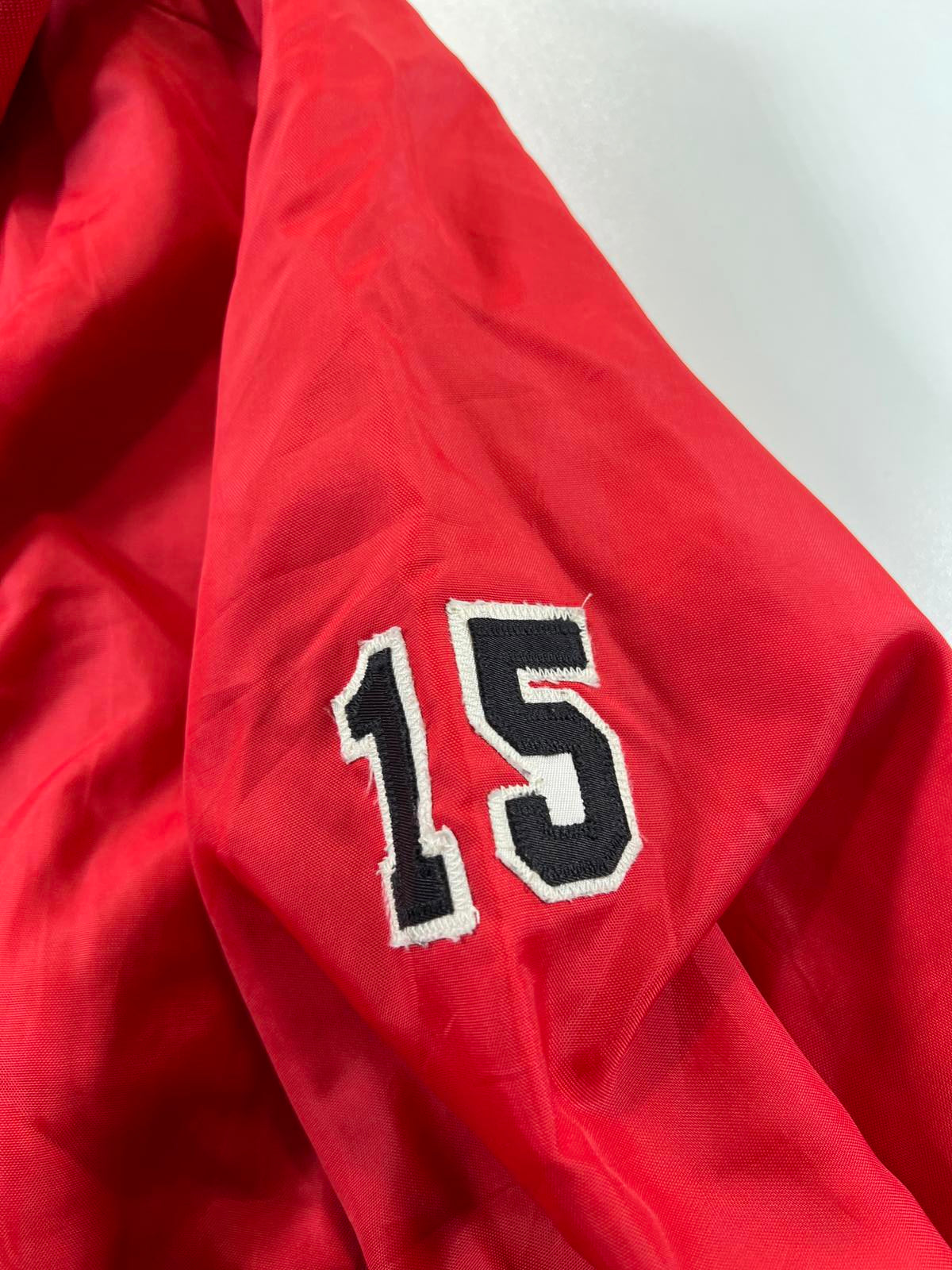 Don Allison Athletic Red Quilted Varsity Jacket XL