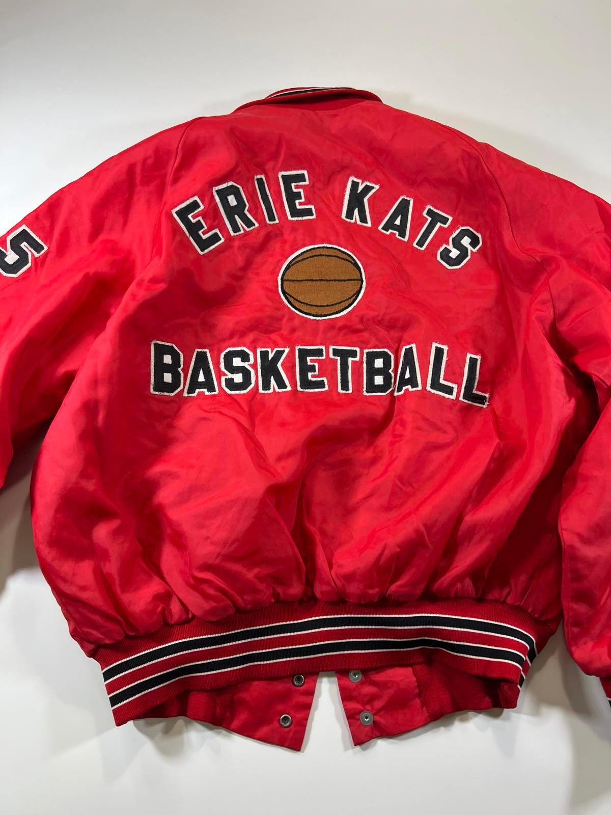 Don Allison Athletic Red Quilted Varsity Jacket XL