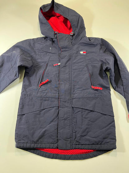 Tommy Hilfiger Youth Navy and Red Hooded Jacket S/P