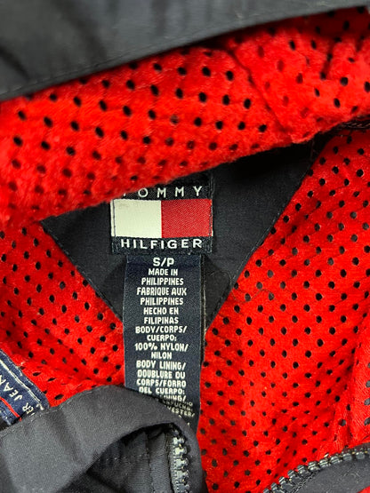 Tommy Hilfiger Youth Navy and Red Hooded Jacket S/P