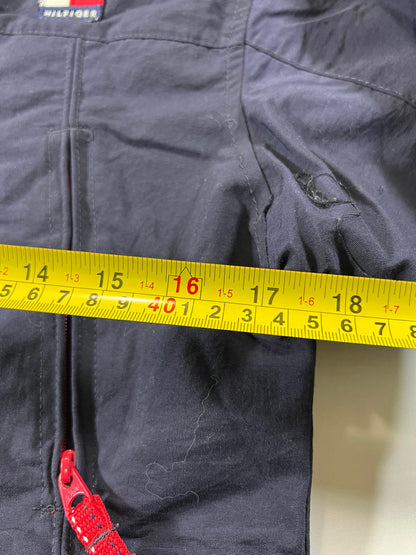 Tommy Hilfiger Youth Navy and Red Hooded Jacket S/P