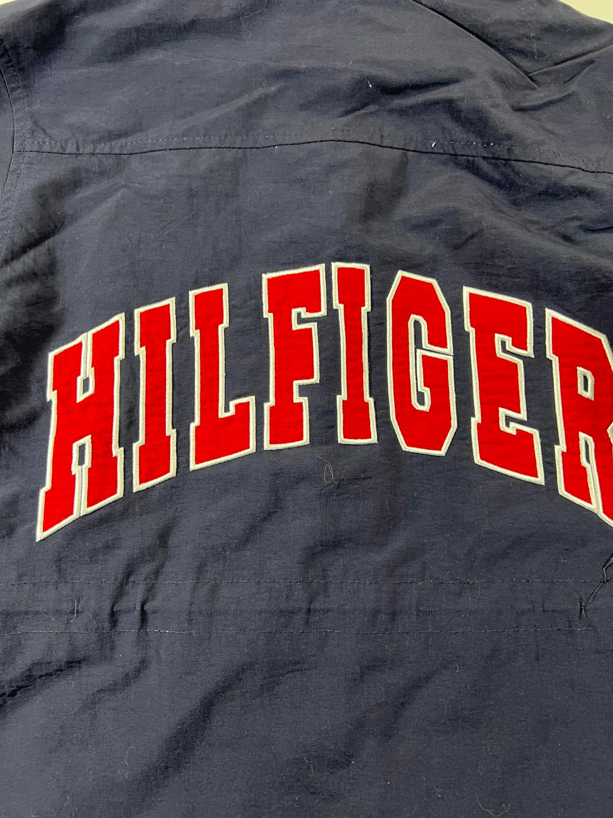 Tommy Hilfiger Youth Navy and Red Hooded Jacket S/P
