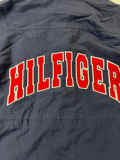 Tommy Hilfiger Youth Navy and Red Hooded Jacket S/P
