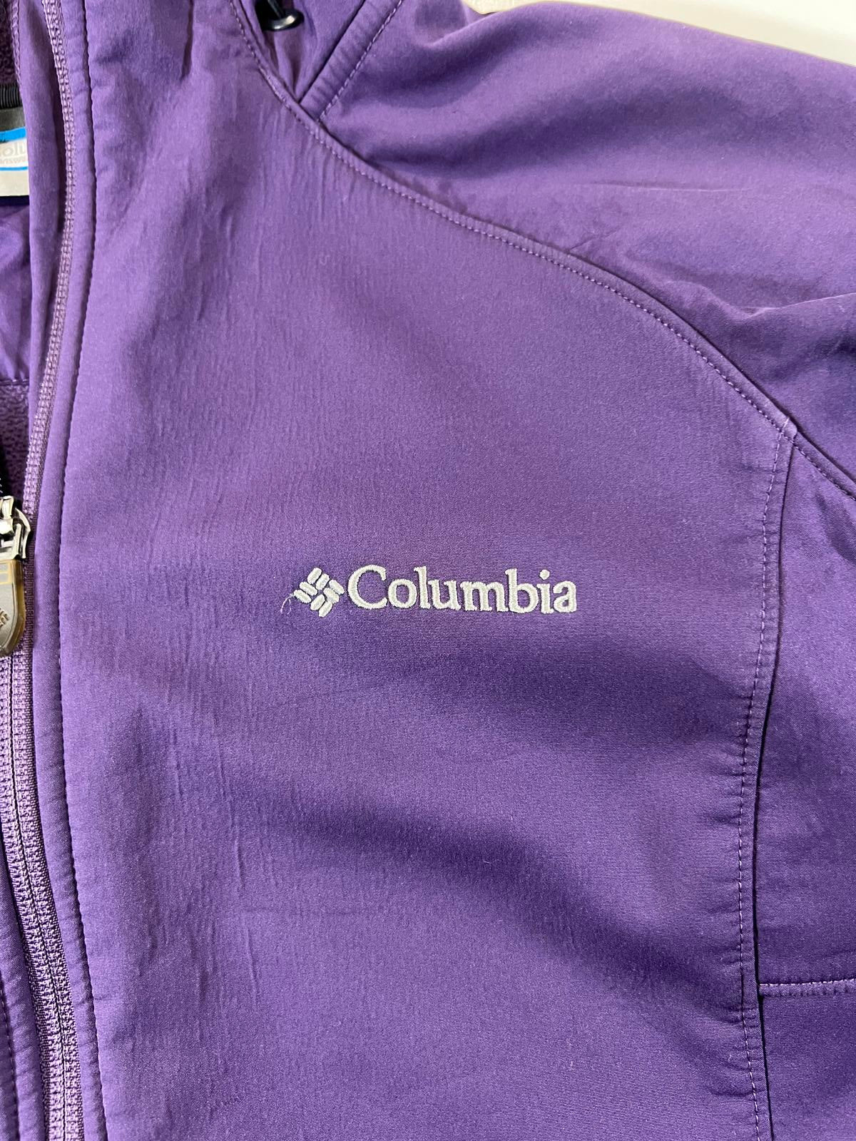 Columbia Purple Omni-Shield Hooded Jacket S