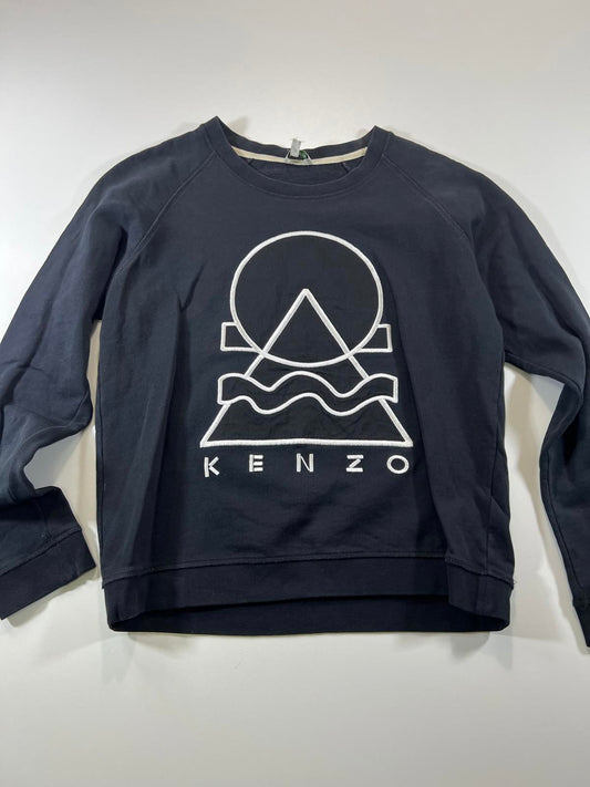 Kenzo Black Graphic Sweatshirt Size Small