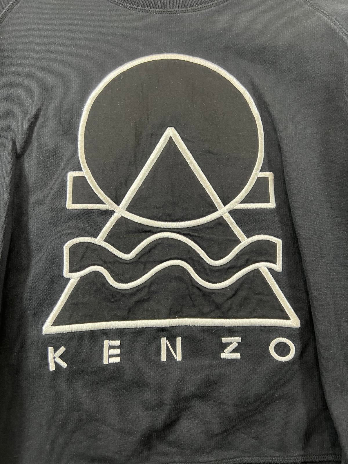 Kenzo Black Graphic Sweatshirt Size Small