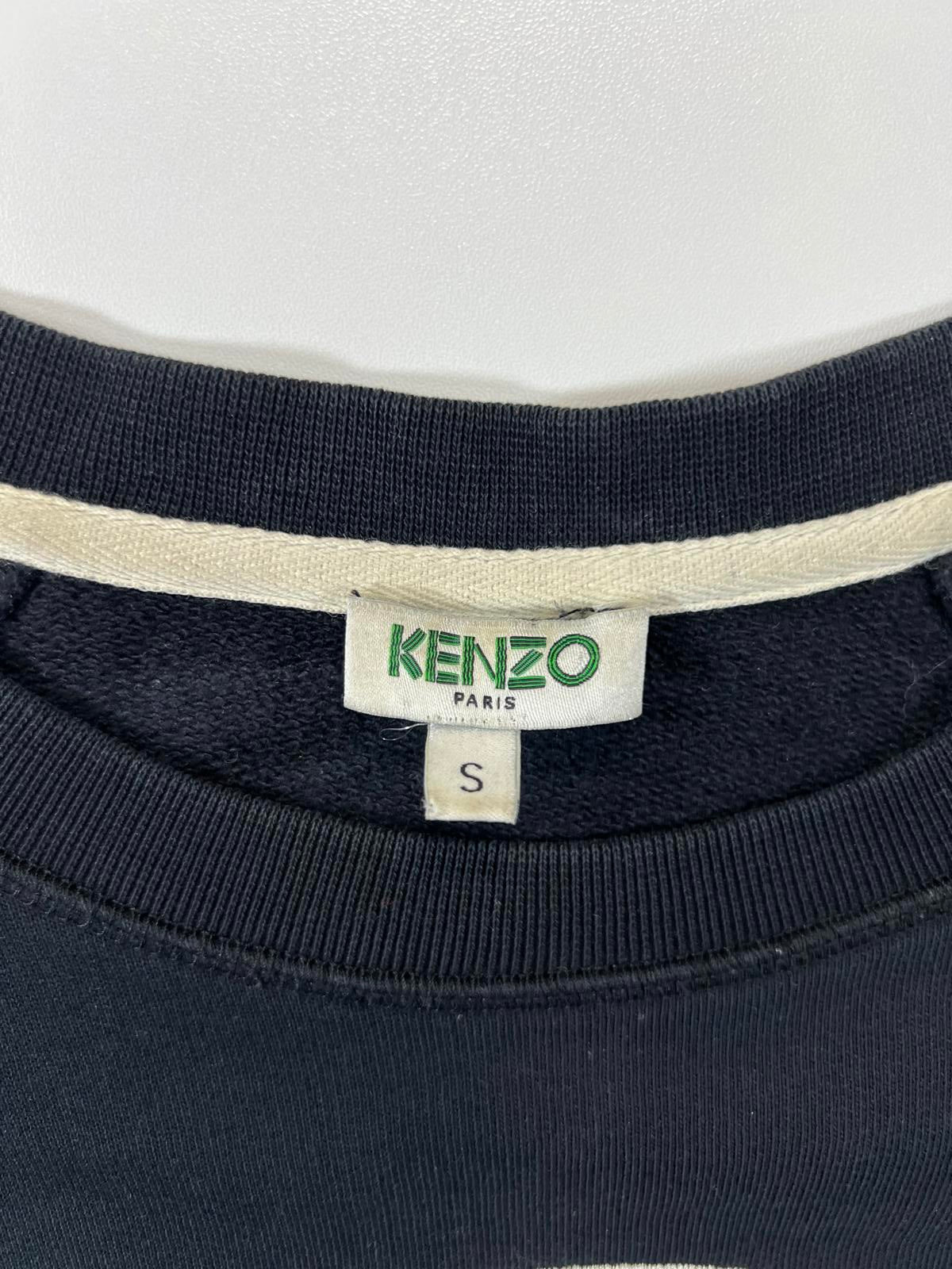 Kenzo Black Graphic Sweatshirt Size Small