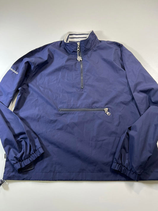 ROOTS golf Navy Blue Pullover Windbreaker Jacket