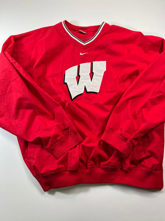 Vintage Nike Wisconsin middle swoosh Pullover Sweatshirt XXL