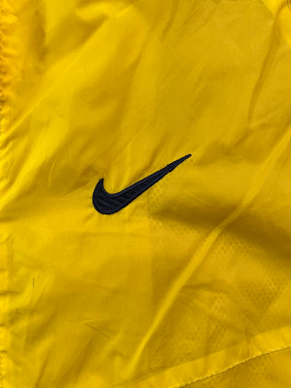 Nike Yellow Windbreaker Jacket bootleg style size L