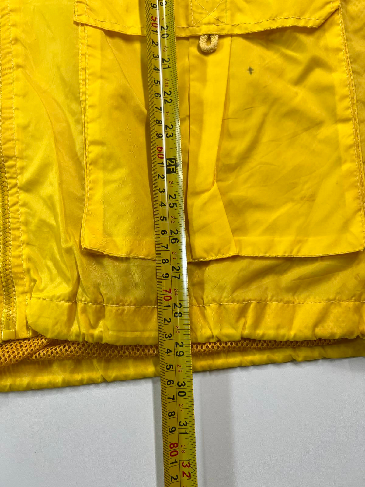 Nike Yellow Windbreaker Jacket bootleg style size L