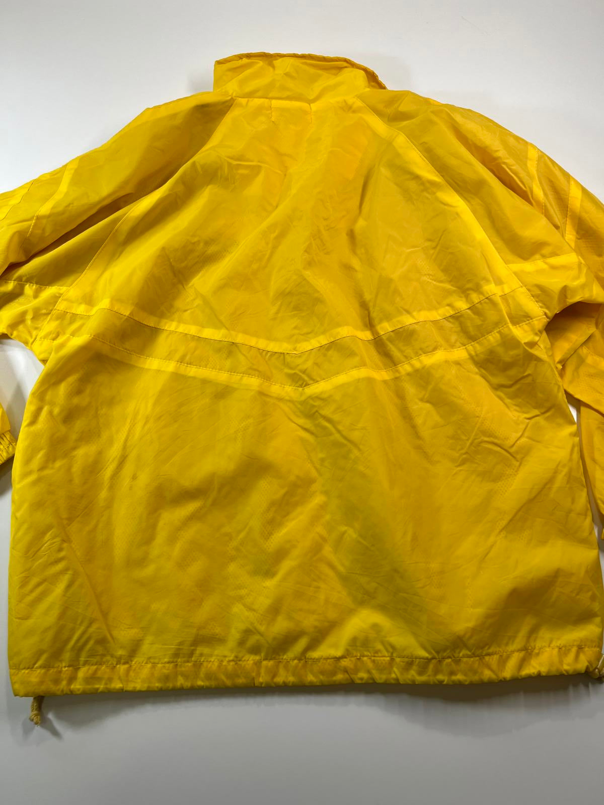 Nike Yellow Windbreaker Jacket bootleg style size L