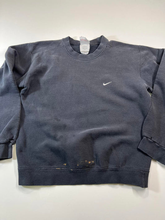 Vintage Nike Black Crewneck Sweatshirt S