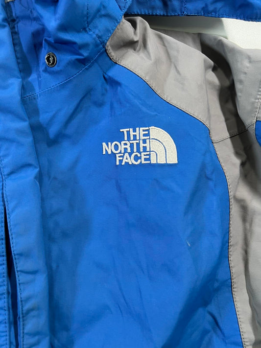 The North Face Youth Waterproof Blue and Gray Jacket