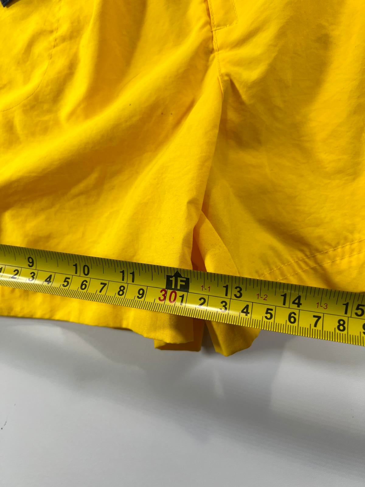 Vintage Nike Yellow and Navy Swim Shorts