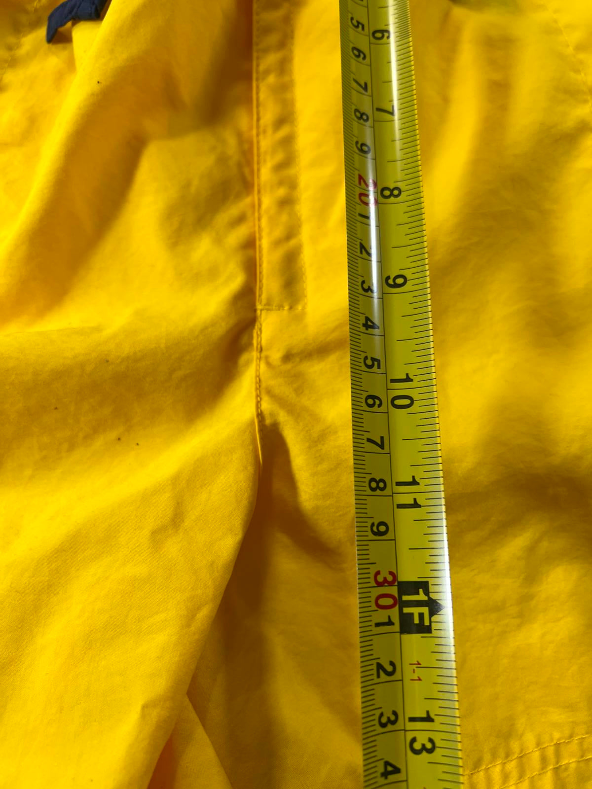 Vintage Nike Yellow and Navy Swim Shorts