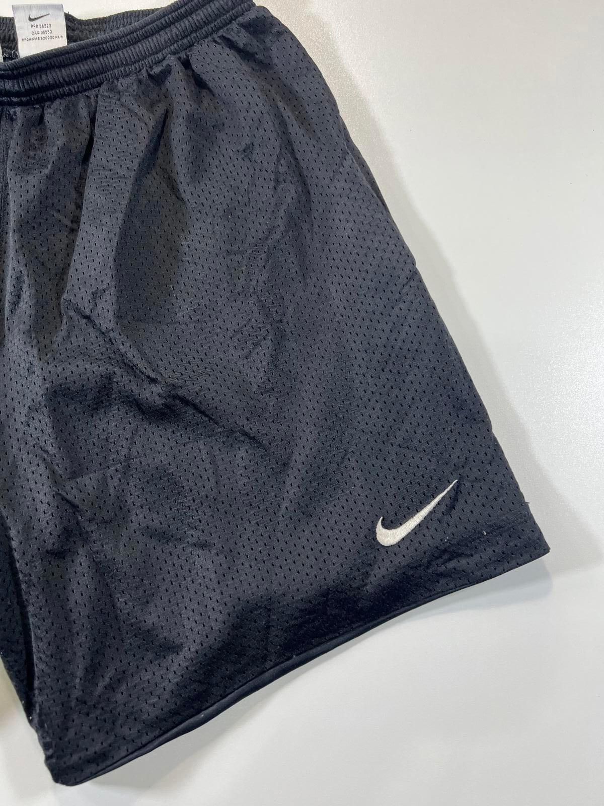 Vintage Nike Black Mesh Athletic Shorts