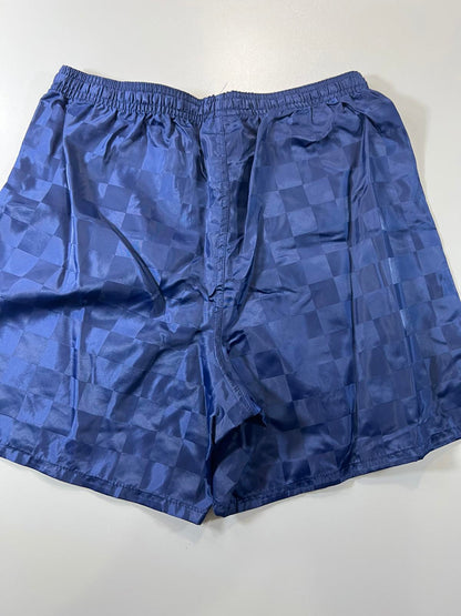 Umbro Men's Navy Blue Checkered Athletic Shorts
