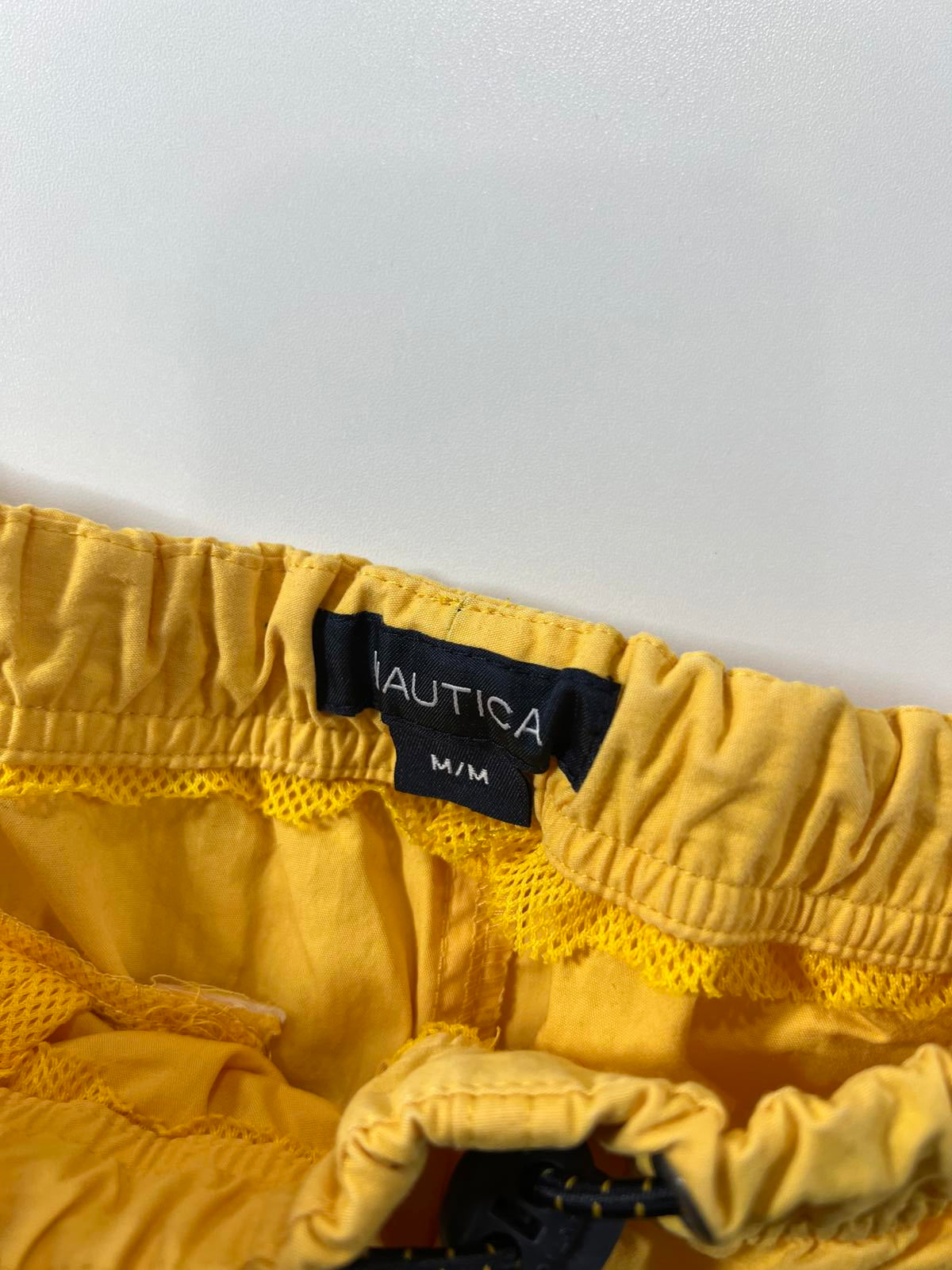 Nautica Yellow Men's Casual Shorts with Black Side Stripe