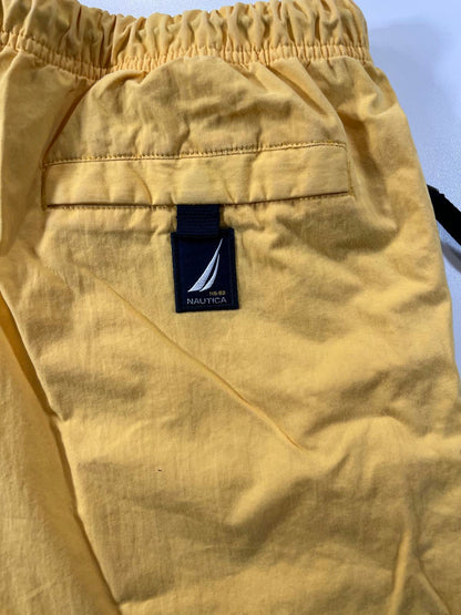 Nautica Yellow Men's Casual Shorts with Black Side Stripe