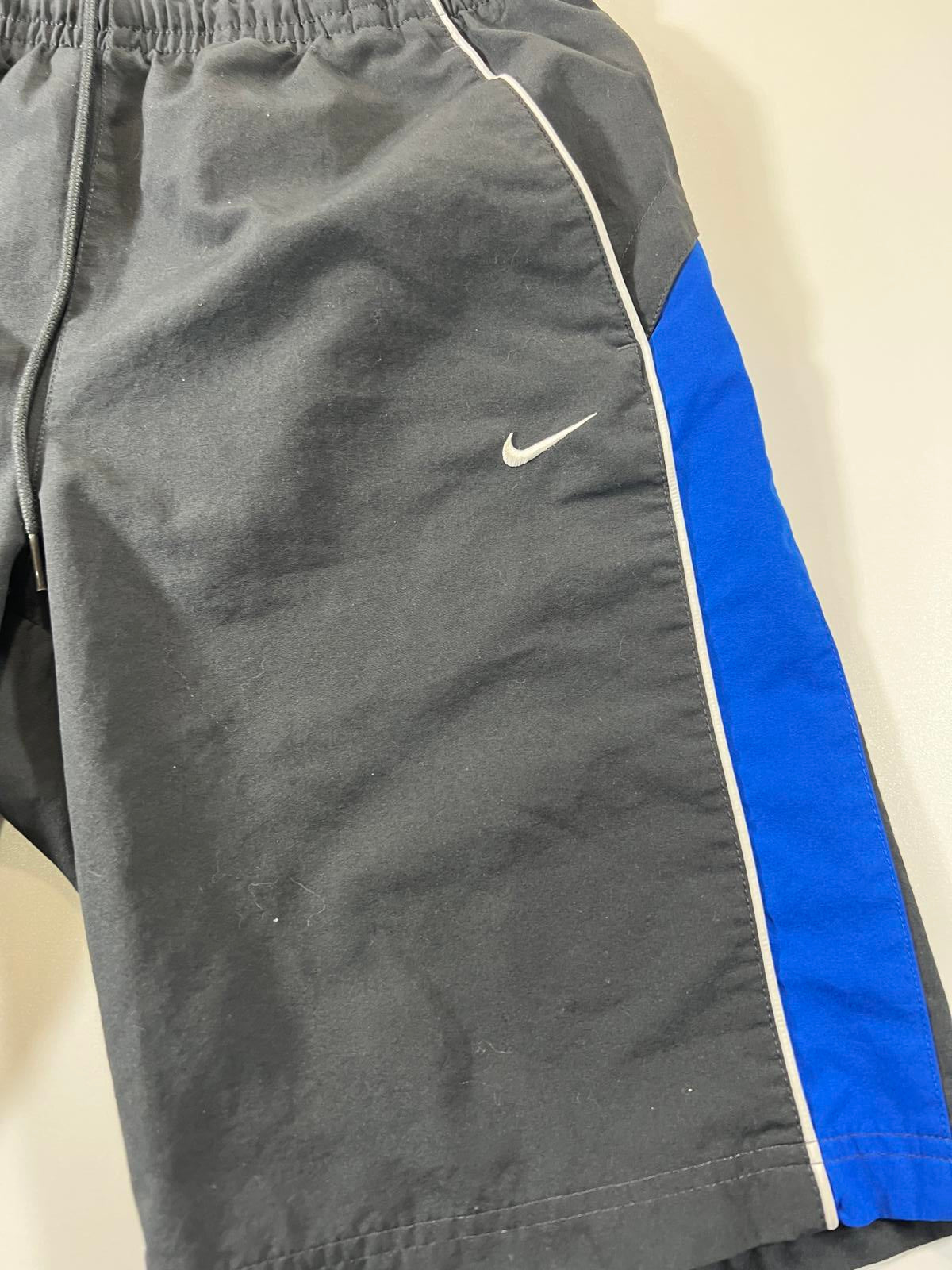 Nike Men's Athletic Shorts with Blue Side Panels