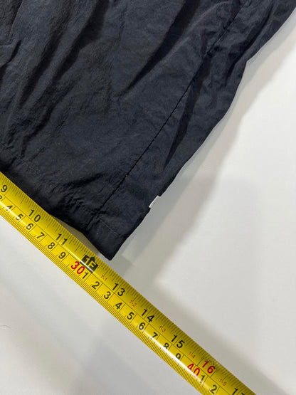 Vintage Reebok Black Athletic Shorts with Logo Detailing M