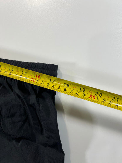 Vintage Reebok Black Athletic Shorts with Logo Detailing M