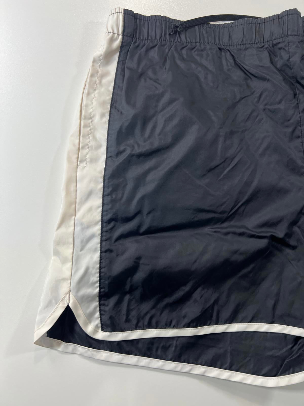 Nike Men's Black and White Athletic Shorts